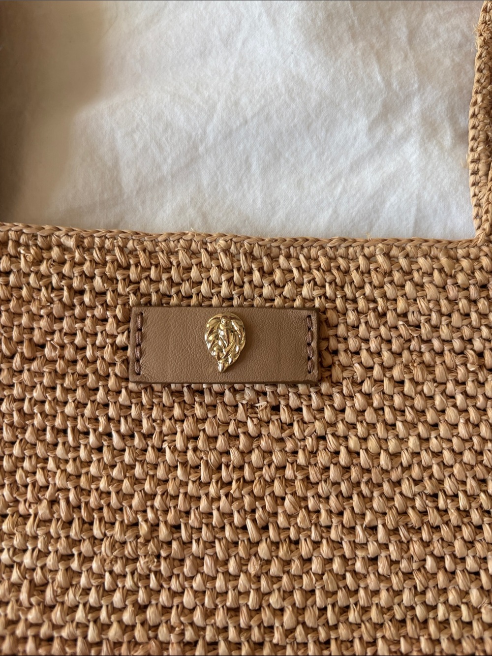 Helen Kaminski Raffia Woven Tote, Natural Tan - Picture 4 of 8
